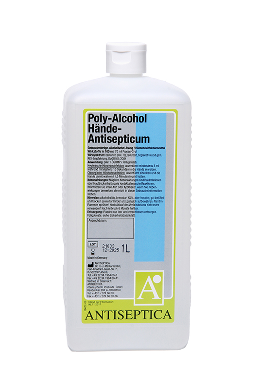 Poly Alcohol Hände - Antisepticum 1000ml