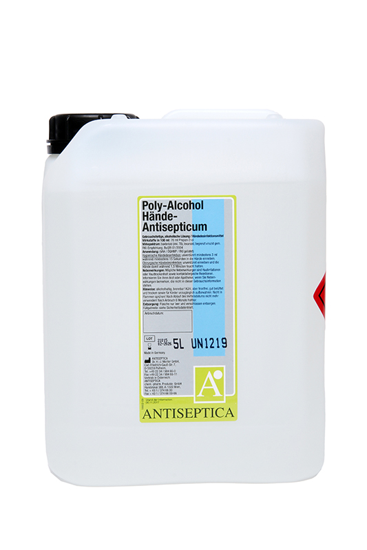 Poly Alcohol Hände - Antisepticum 5000ml