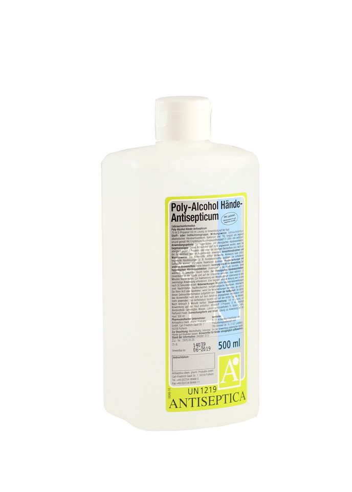 Poly Alcohol Hände - Antisepticum 500ml