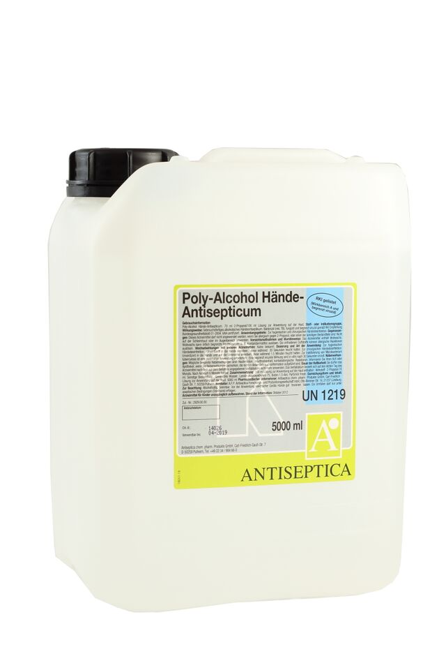 Poly Alcohol Hände - Antisepticum 5000ml