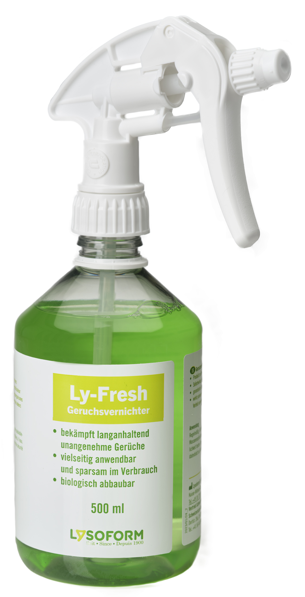 Ly-Fresh Geruchsvernichter mit Sprühkopf, 500 ml